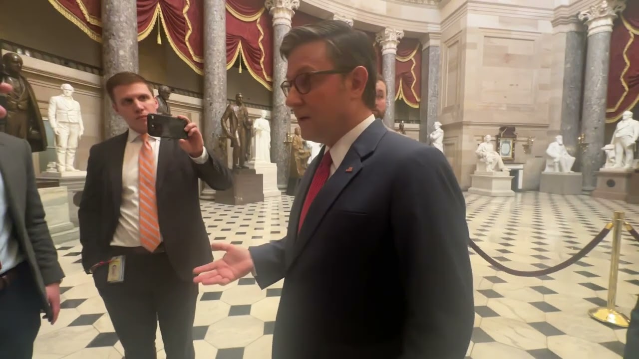 RAW: Mike Johnson makes new remarks on Matt Gaetz House Ethics sex probe report release
