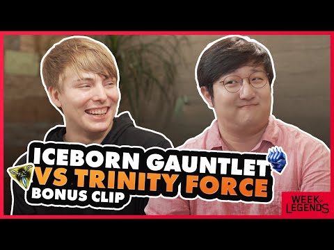 Iceborn Gauntlet vs Trinity Force on  Ezreal | LS's Full Argument