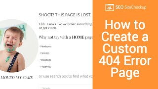 How to Create a Custom 404 Error Page
