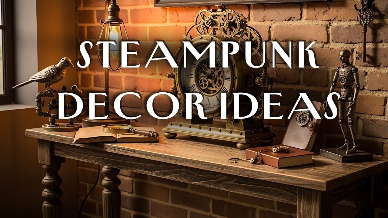 Steampunk Decor Style Without Overwhelming Your Home