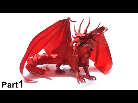 Origami Ancient Dragon (Satoshi Kamiya) part 1