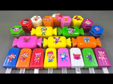 Finding Rainbow SLIME Monsters! Pinkfong's EPIC Escape Challenge - Satisfying ASMR