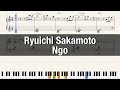 Ryuichi Sakamoto - Ngo (sheet)