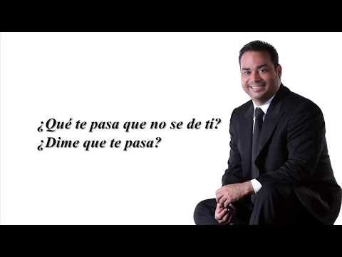 QUE PASA CONTIGO - GILBERTO SANTA ROSA ( Video lyrics )