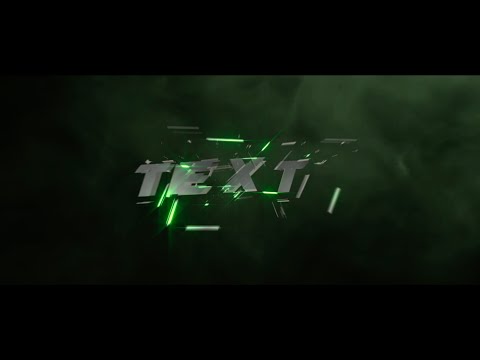 FREE Text Transformation INTRO Template #41 Video