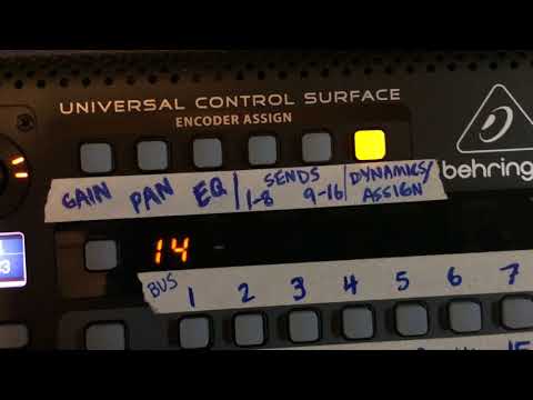 Using the Behringer X-Touch in X32 Mode