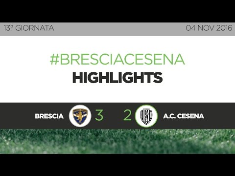 Giornata13 - Gli highlights di Brescia-Cesena: 3-2