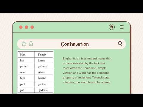 Semantics : Markedness & Gender - Ibrahim Hasan (K2221035)