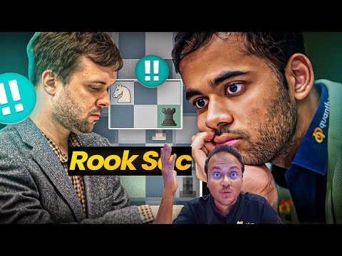SACRIFICING the ROOK against Arjun Erigaisi! | Arjun vs Fedoseev | Tata Steel Masters 2026