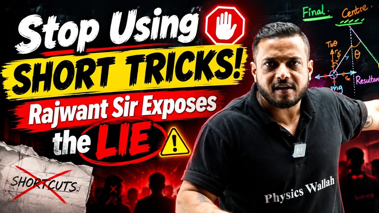 80 Marks Trick |Short Tricks Use ⁉️| Distraction || Rajwant Sir Motivation | Physicswallah