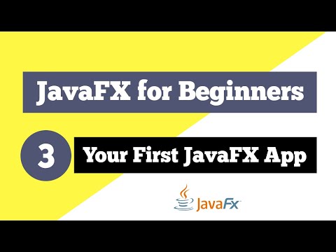 JavaFX Tutorial for Beginners 3 - First JavaFX Application