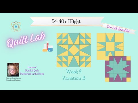 Quilt Lab - 54-40 or Fight  Variation B