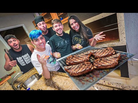 PRIMEIRO CHURRASCO DA CASA NOVA