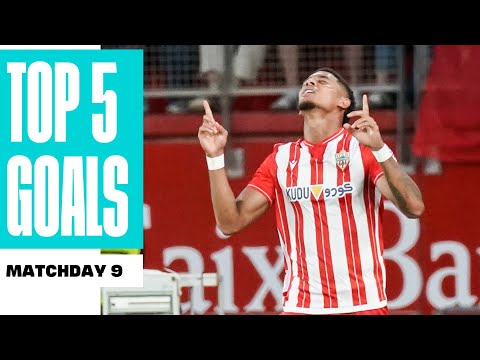 TOP 5 GOALS of DAY 9! | LALIGA HYPERMOTION 2025/26