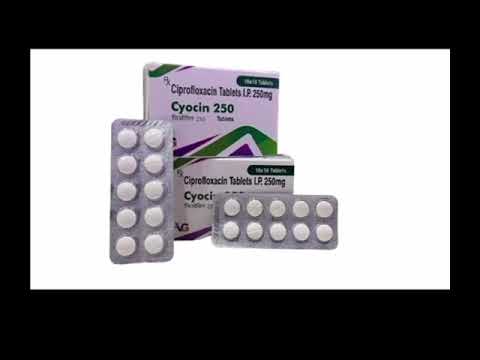 Ciprofloxacin 250mg tablets