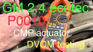 2012 Chevy Malibu 2.4 ecotec - P0010 Camshaft actuator solenoid fault.