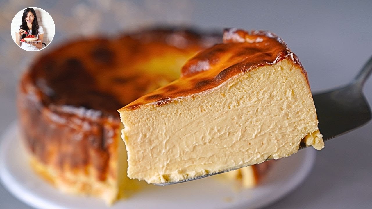 Tarta de Queso Sin Azúcar, super Cremosa con solo 5 Ingredintes! | Auxy