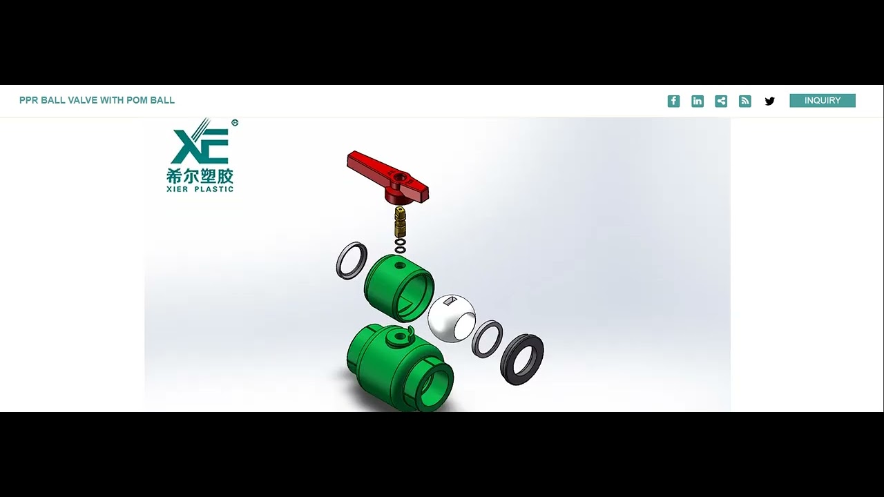 PPR BALL VALVE WITH POM BALL