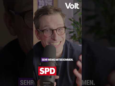 Die Zukunft Europas? Volt vs. SPD