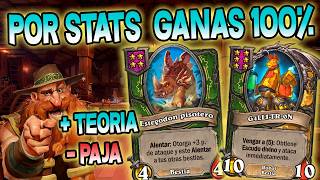 Por Estadísticas No Me Vas a Ganar Nunca El Combo del 100 % Seguro  Hearthstone Battlegrounds