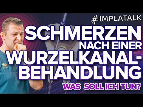Schmerzen nach WURZELKANALBEHANDLUNG - häufigste 6 Gründe und was DU tun kannst!