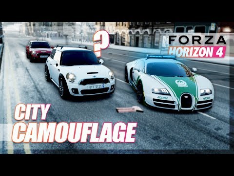 Forza Horizon 4 - CITY CAMOUFLAGE with a CHALLENGE!