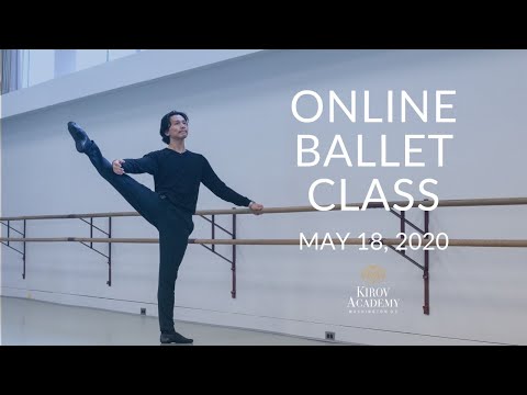 Live Open Classical Ballet Class with Mr. Runqiao Du - 5/18/2020