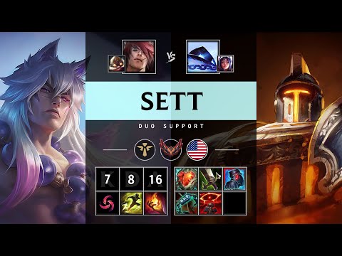 Sett Support vs Xerath - NA Grandmaster Patch 25.17