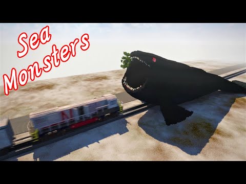 Sea ​Monster. Megalodon, Bloop and Kraken! - Teardown