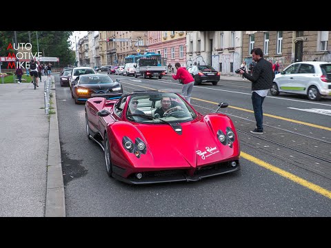 Pagani Zonda S Roadster 7.3L V12 - Lovely Engine Sounds!