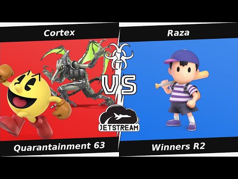 Quarantainment 63 Winners R2 - Cortex (Ridley, Pac Man) Vs Raza (Ness) - SSBU