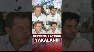 Cüneyt Özdemir Depreme Canlı Yayında Yakalandı!