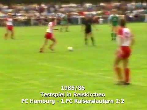1985/86: FC Homburg - 1.FC Kaiserslautern 2:2 (Testspiel)