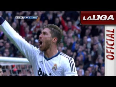 Gol de Sergio Ramos de cabeza (2-1)