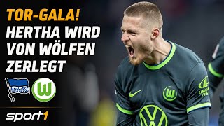 Hertha - Wolfsburg | Bundesliga Tore und Highlights 17. Spieltag | SPORT1