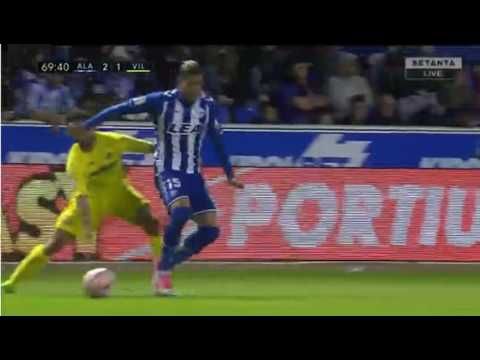 Alaves vs Villareal - Goal Cedric Bakambu  (2-1)