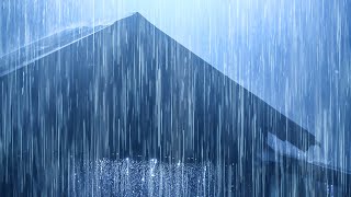 12 Hours Of Continuous Rain - Heavy Rain All Night Long On The Roof, Rain All Night Long For Sleep