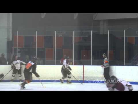 Hit from Behind Scott McHaffie (Avalanche) on Will Parker (Gulls)