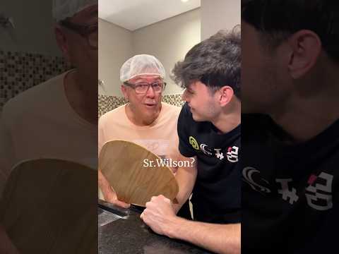 Mr. Wilson's special Portuguese pizza