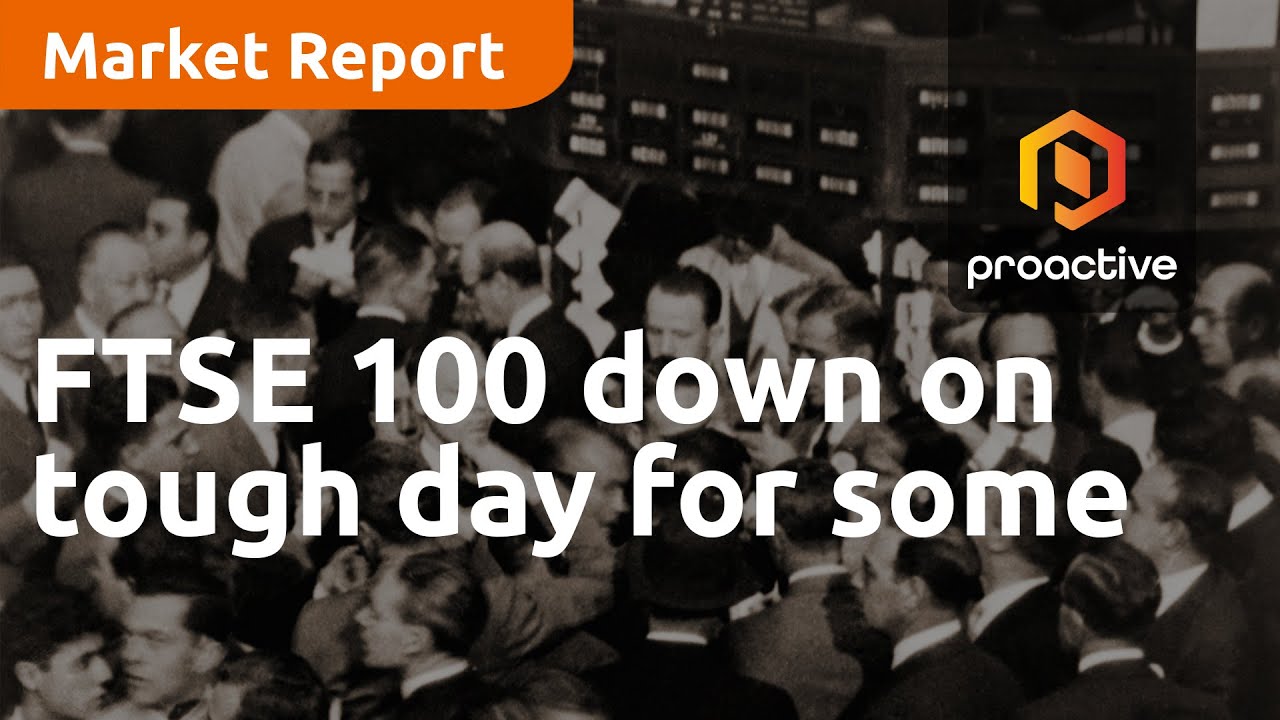 FTSE 100 down on tough day for some - Market Report