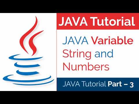 Java Tutorial Part 3 How To Use Variable String And Numbers In Java