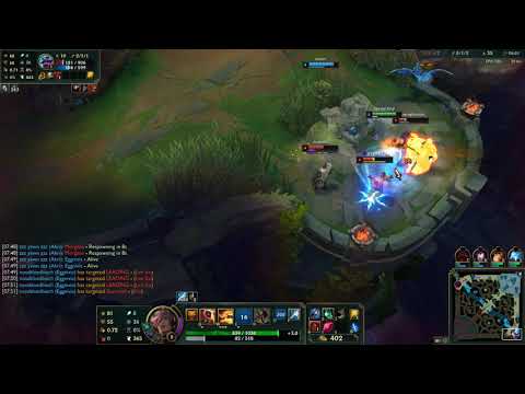 Sett Jungle Gank Triple Kill