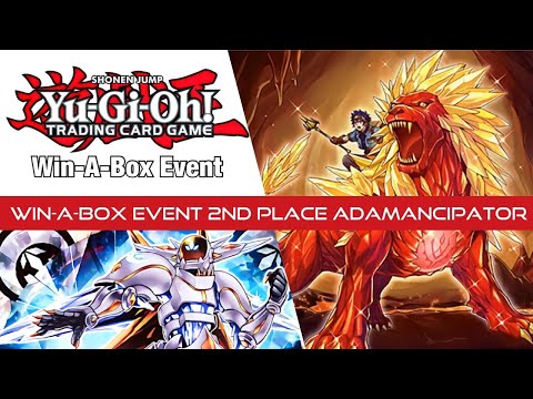 Yugioh! 2nd Place Win-A-Box! Pure Adamancipator! October 2020 Feat. Harri