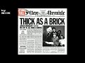 Jethro Tull Thick As A Brick Full Album