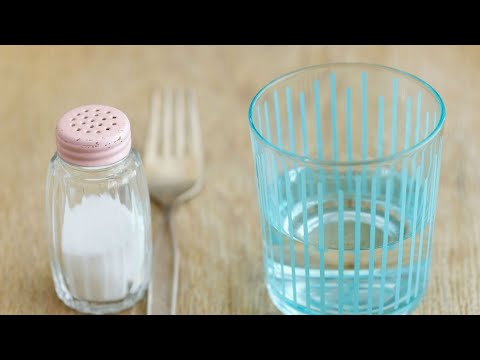 A glass of salt water is something you should definitely drink every day, here's why