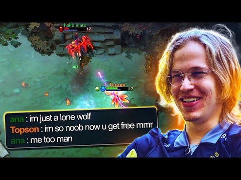 When Topson meets Ana in SEA Ranked 🤜 🤛