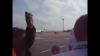 preview picture of video 'Air Show @ Chisinau International Airport - The Civil Aviation Day. Airbus A320.'