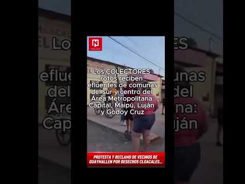 🚨EMERGENCIA Guaymallén COLAPSO AMBIENTAL #emergenciasanitaria  #ambiente #cloacas #mendoza #shorts