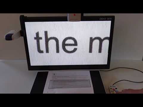 Freedom Scientific Onyx OCR Video Magnifier / Document Reader