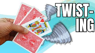 TOTALLY TWISTED CARD TRICK!! EASY CARD MAGIC FOR BEGINNERS